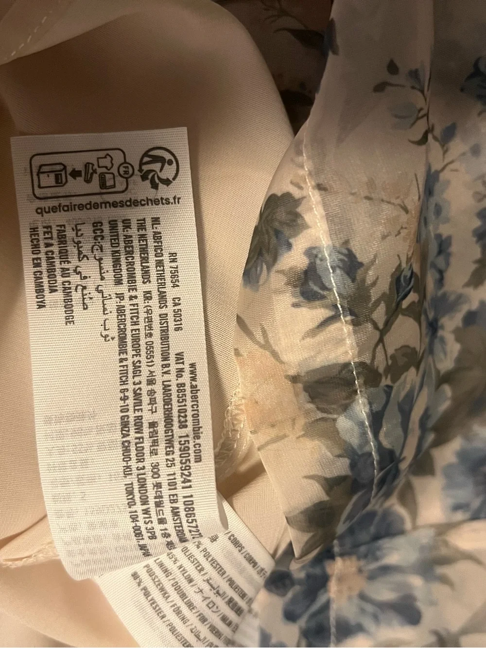 NWT Abercrombie & Fitch The A&F Emerson Drama Bow-Back Maxi Dress Size Small